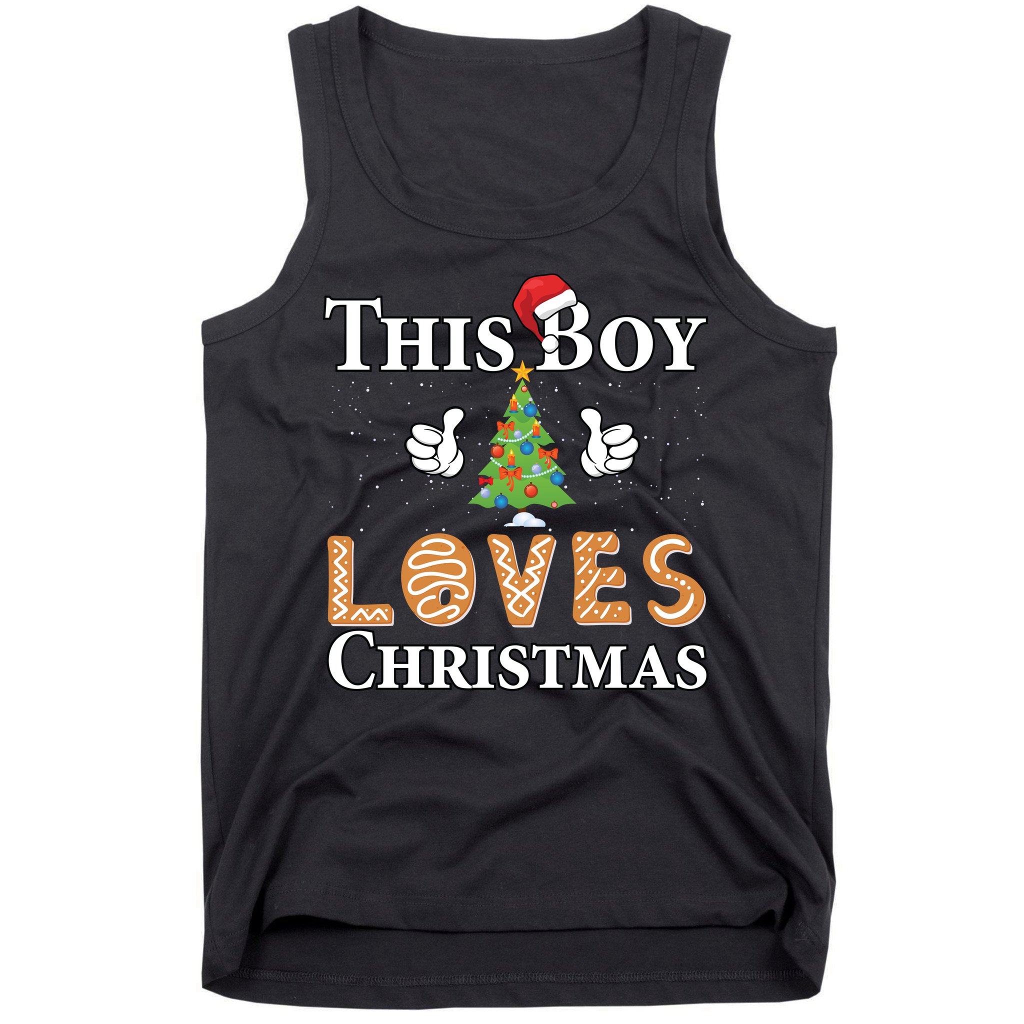 This Boy Loves Christmas Tank Top