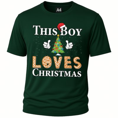 This Boy Loves Christmas Performance Shirt