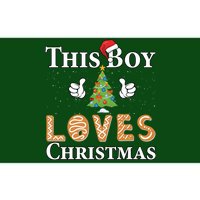 This Boy Loves Christmas Bumper Sticker