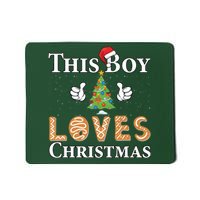 This Boy Loves Christmas Mousepad