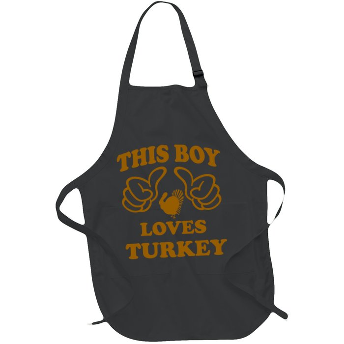 This Boy Loves Turkey Apron