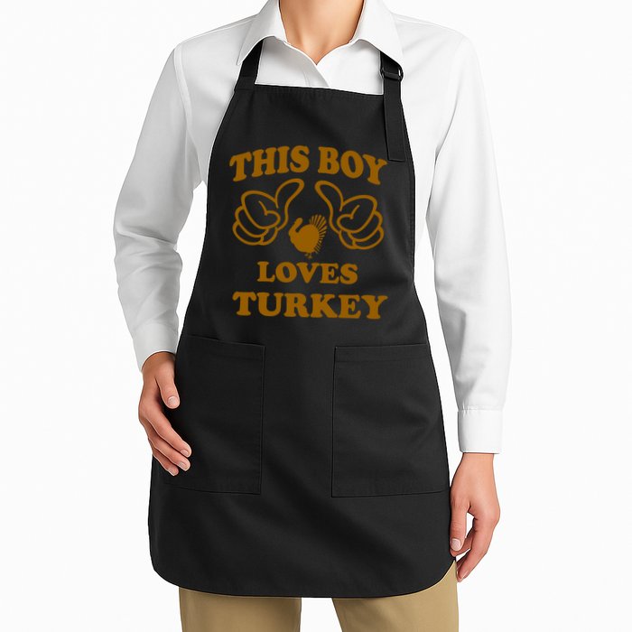This Boy Loves Turkey Apron