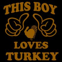 This Boy Loves Turkey Apron