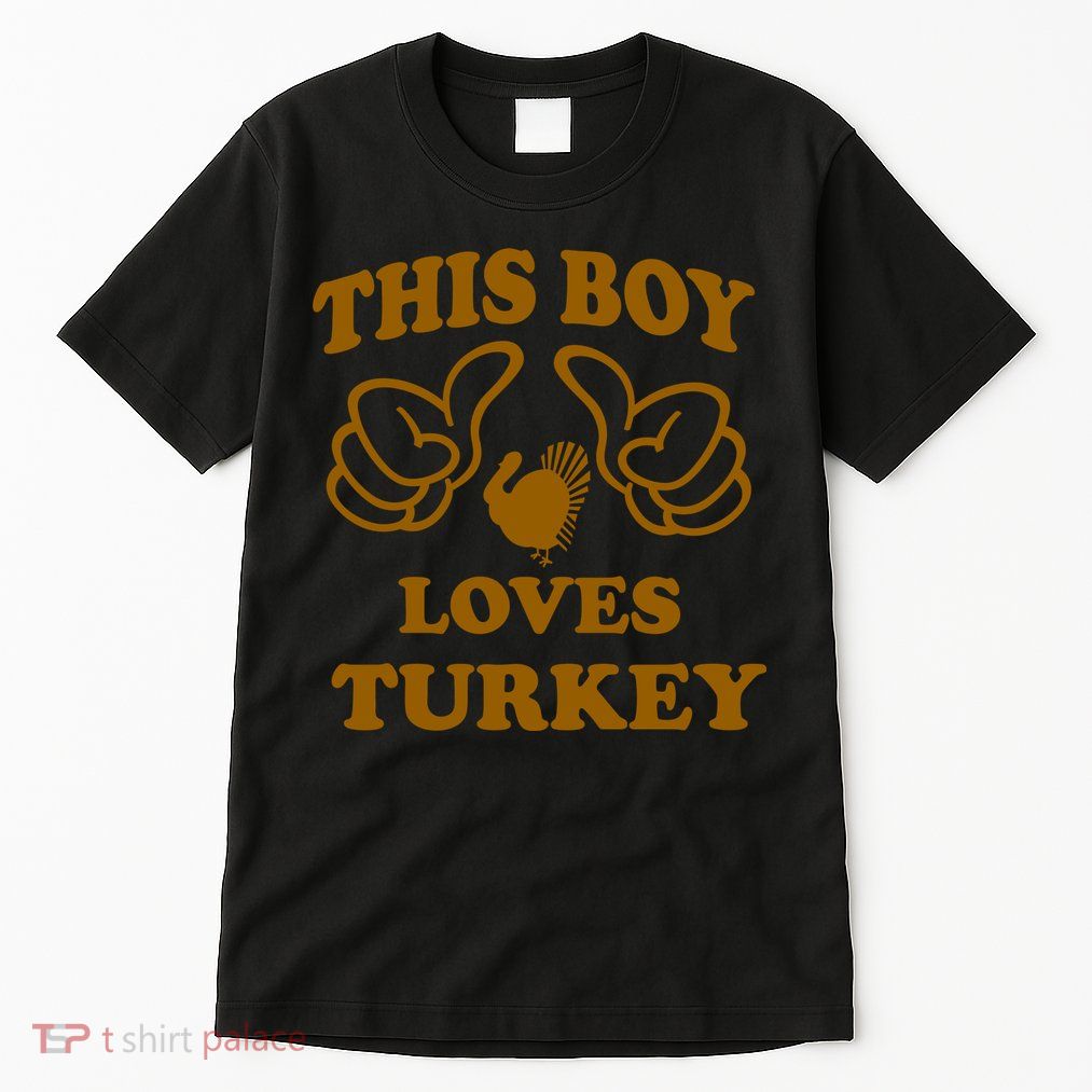 This Boy Loves Turkey Tall T-Shirt
