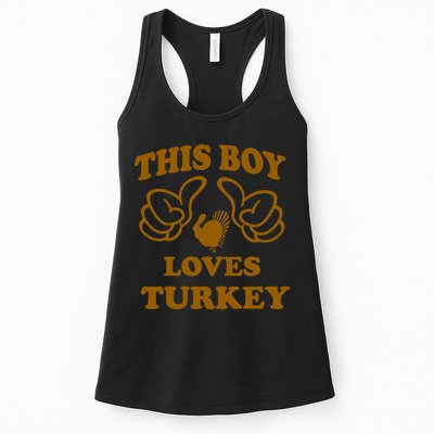 This Boy Loves Turkey Womens Tank Top