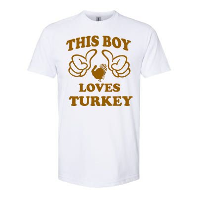 This Boy Loves Turkey Softstyle® CVC T-Shirt