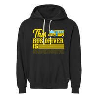 This Bus Driver Is Awesome Garment-Dyed Fleece Hoodie