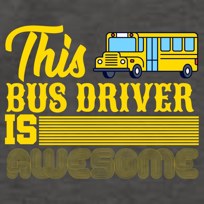 This Bus Driver Is Awesome Vector Backpack