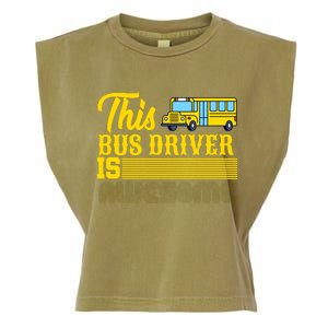 This Bus Driver Is Awesome Garment-Dyed Women's Muscle Tee