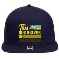 This Bus Driver Is Awesome 7 Panel Mesh Trucker Snapback Hat