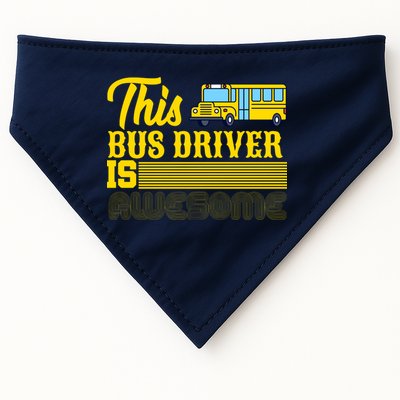 This Bus Driver Is Awesome USA-Made Doggie Bandana