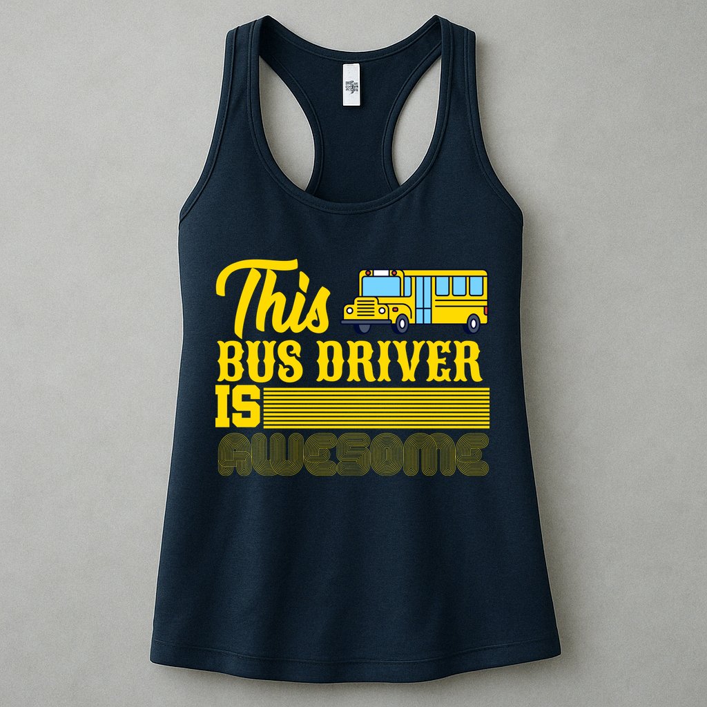 This Bus Driver Is Awesome Womens Tank Top