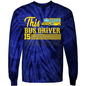 This Bus Driver Is Awesome Tie-Dye Long Sleeve Shirt