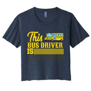 This Bus Driver Is Awesome Women's Crop Top Tee