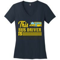 This Bus Driver Is Awesome Women's V-Neck T-Shirt