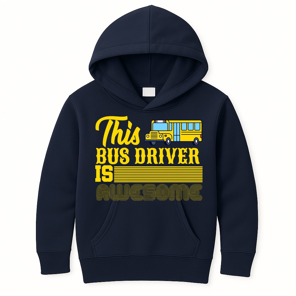 This Bus Driver Is Awesome Kids Hoodie