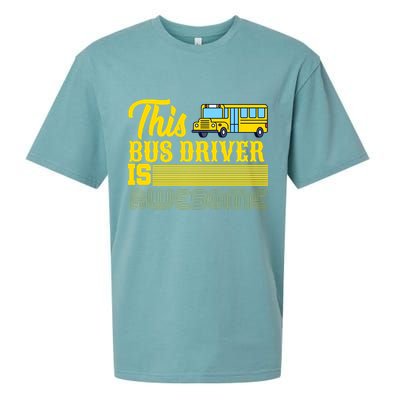 This Bus Driver Is Awesome Sueded Cloud Jersey T-Shirt
