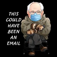This Could Have Been An Email Bernie Sanders Cropped Pullover Crew