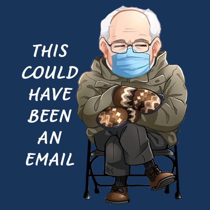 This Could Have Been An Email Bernie Sanders Drawstring Bag