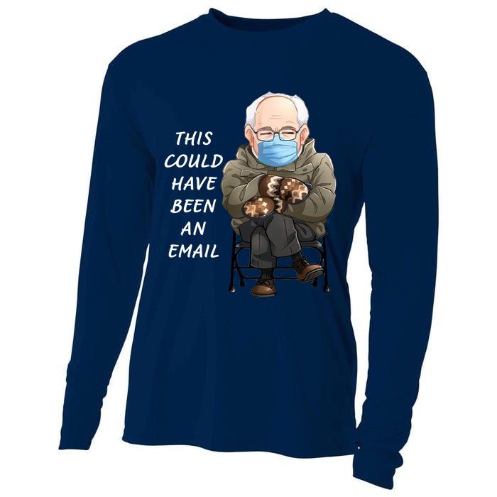 This Could Have Been An Email Bernie Sanders Cooling Performance Long Sleeve Crew