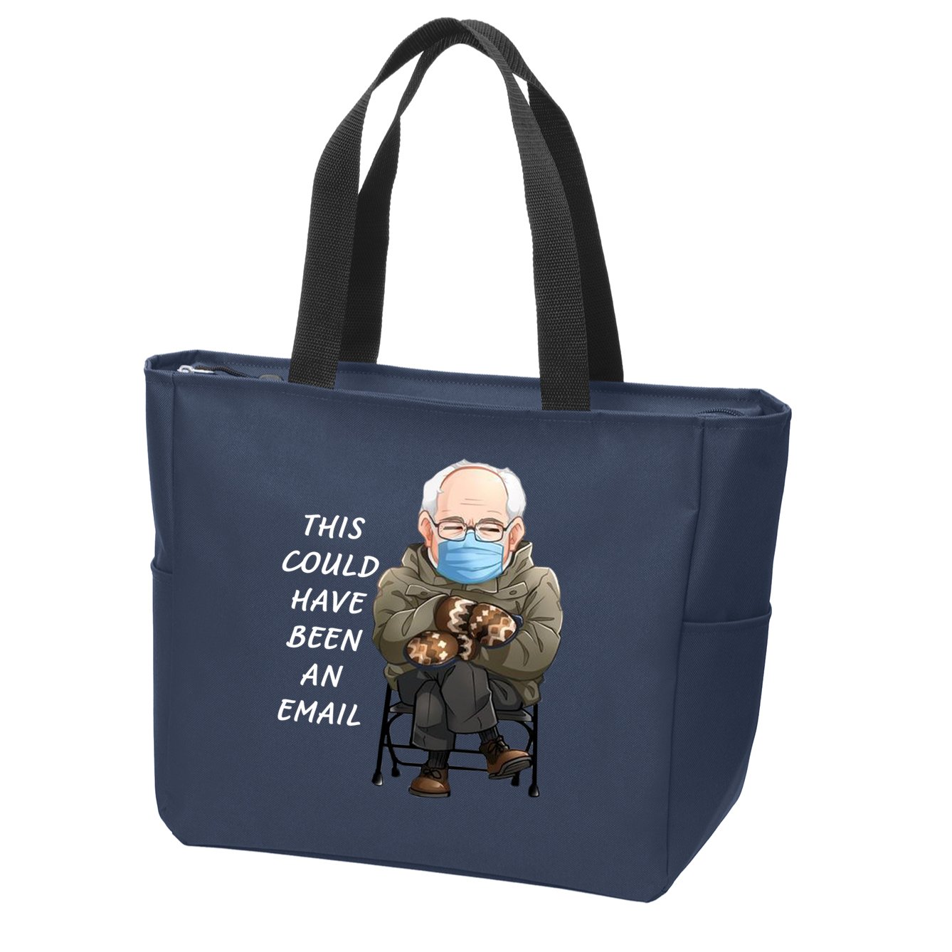 This Could Have Been An Email Bernie Sanders Zip Tote Bag