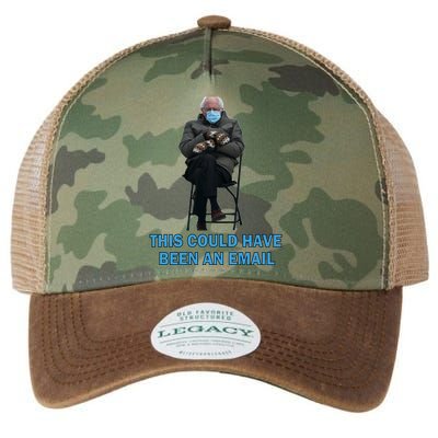 This Could Have Been An Email Bernie Sanders Mittens Sitting Legacy Tie Dye Trucker Hat