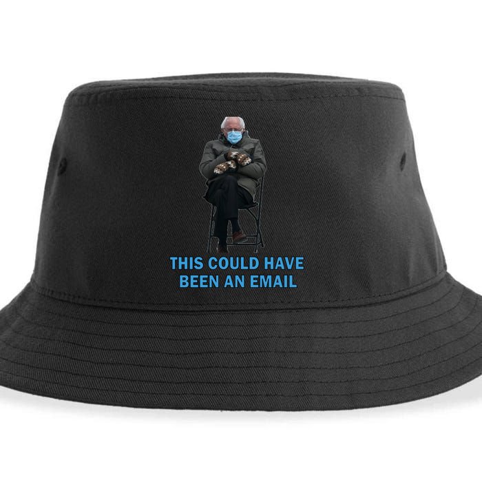 This Could Have Been An Email Bernie Sanders Mittens Sitting Sustainable Bucket Hat