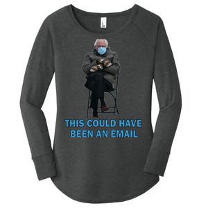 This Could Have Been An Email Bernie Sanders Mittens Sitting Women's Perfect Tri Tunic Long Sleeve Shirt