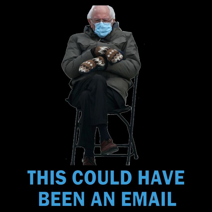 This Could Have Been An Email Bernie Sanders Mittens Sitting Flatbill Hat