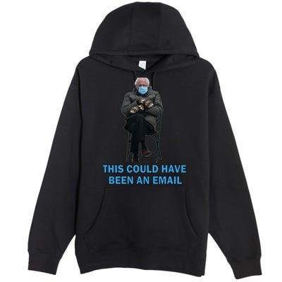 This Could Have Been An Email Bernie Sanders Mittens Sitting Premium Pullover Hoodie