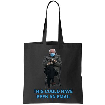 This Could Have Been An Email Bernie Sanders Mittens Sitting Bag