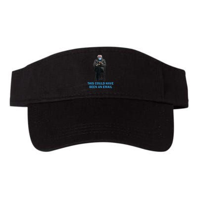 This Could Have Been An Email Bernie Sanders Mittens Sitting Visor