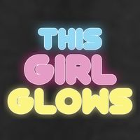 This Girl Glows Retro Neon Party Cool Comfort Performance Bucket Hat