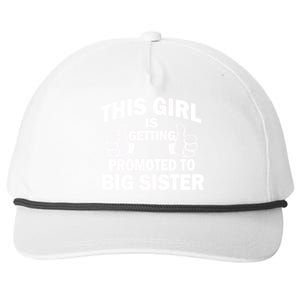 This Girl Is Getting Promoted to Big Sister Snapback Five-Panel Rope Hat