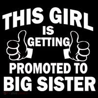 This Girl Is Getting Promoted to Big Sister Flatbill Hat