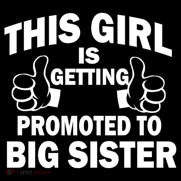 This Girl Is Getting Promoted to Big Sister Flatbill Hat