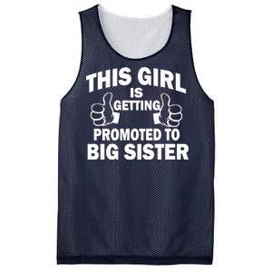 This Girl Is Getting Promoted to Big Sister Mesh Reversible Basketball Jersey Tank