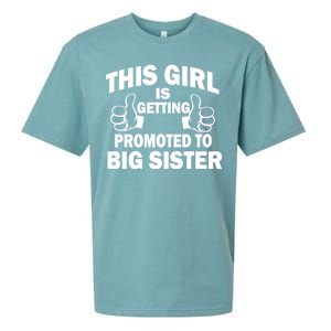 This Girl Is Getting Promoted to Big Sister Sueded Cloud Jersey T-Shirt