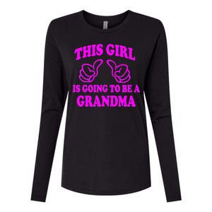 This Girl Is Going To Be A Grandma Womens Cotton Relaxed Long Sleeve T-Shirt