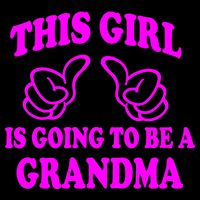 This Girl Is Going To Be A Grandma Flat Bill Trucker Hat