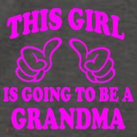 This Girl Is Going To Be A Grandma Vector Backpack
