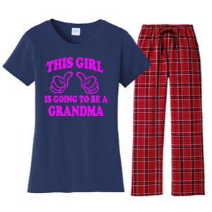 This Girl Is Going To Be A Grandma Women's Flannel Pajama Set