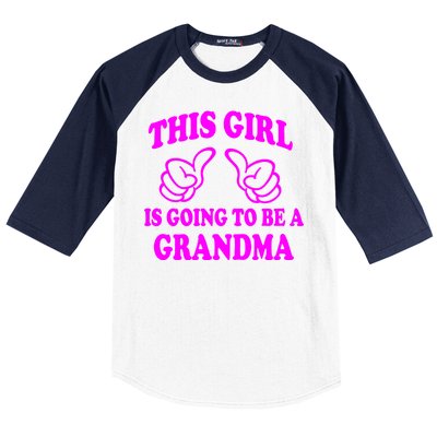 This Girl Is Going To Be A Grandma Baseball Sleeve Shirt