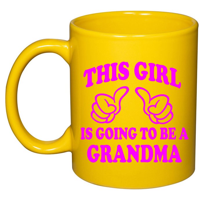 This Girl Is Going To Be A Grandma 11oz C Handle Ceramic Mug