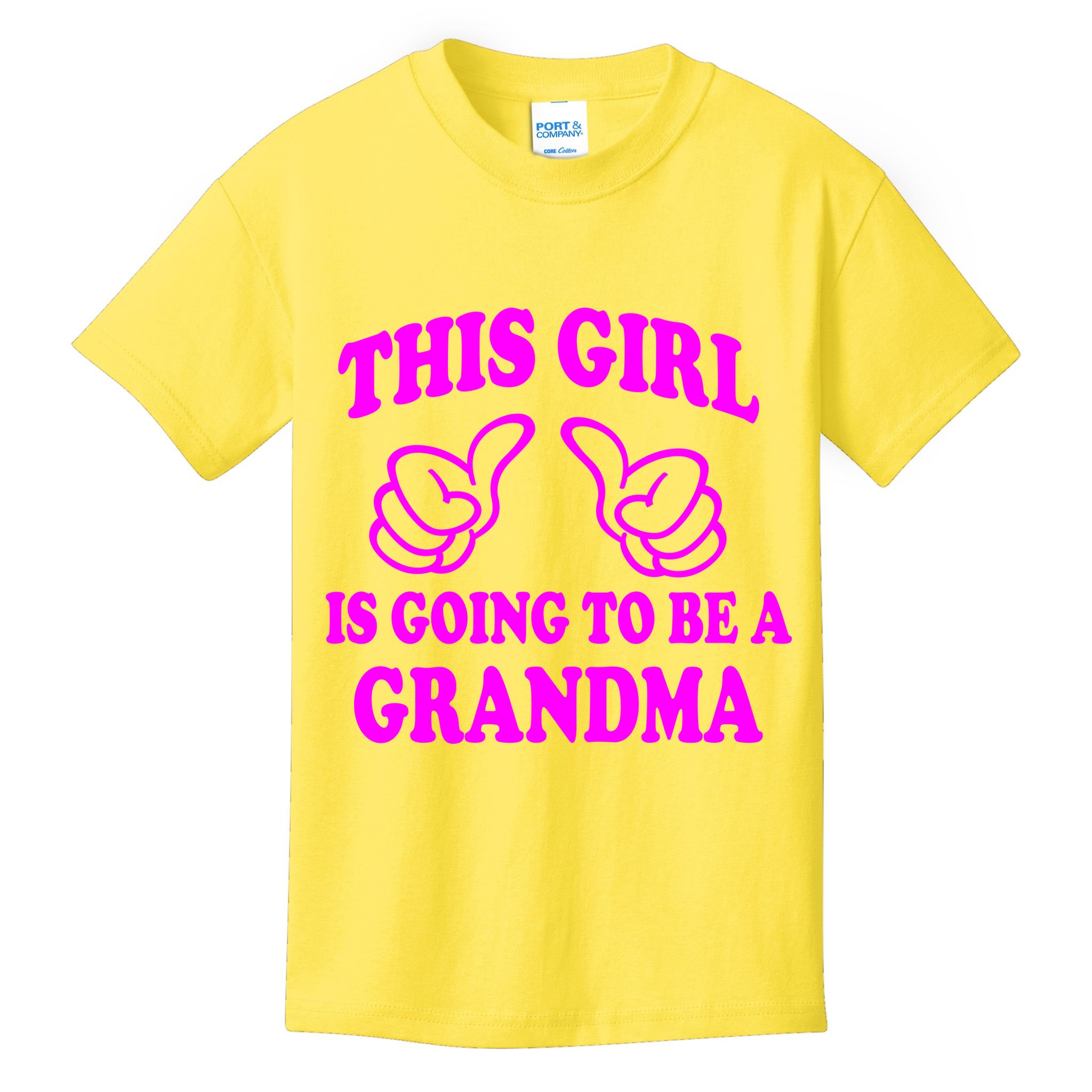 This Girl Is Going To Be A Grandma Kids T-Shirt