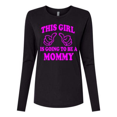 This Girl Is Going To Be A Mommy Womens Cotton Relaxed Long Sleeve T-Shirt