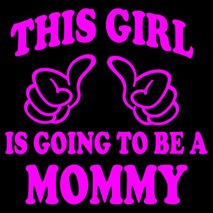 This Girl Is Going To Be A Mommy Cooling Performance Crew T-Shirt