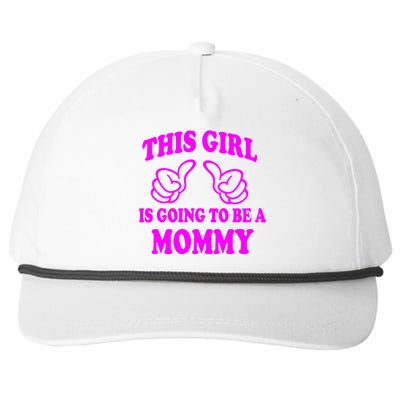 This Girl Is Going To Be A Mommy Snapback Five-Panel Rope Hat