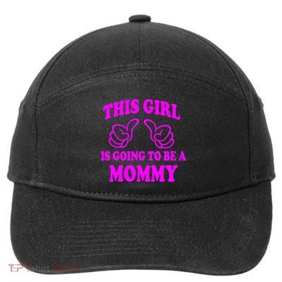 This Girl Is Going To Be A Mommy 7-Panel Snapback Hat