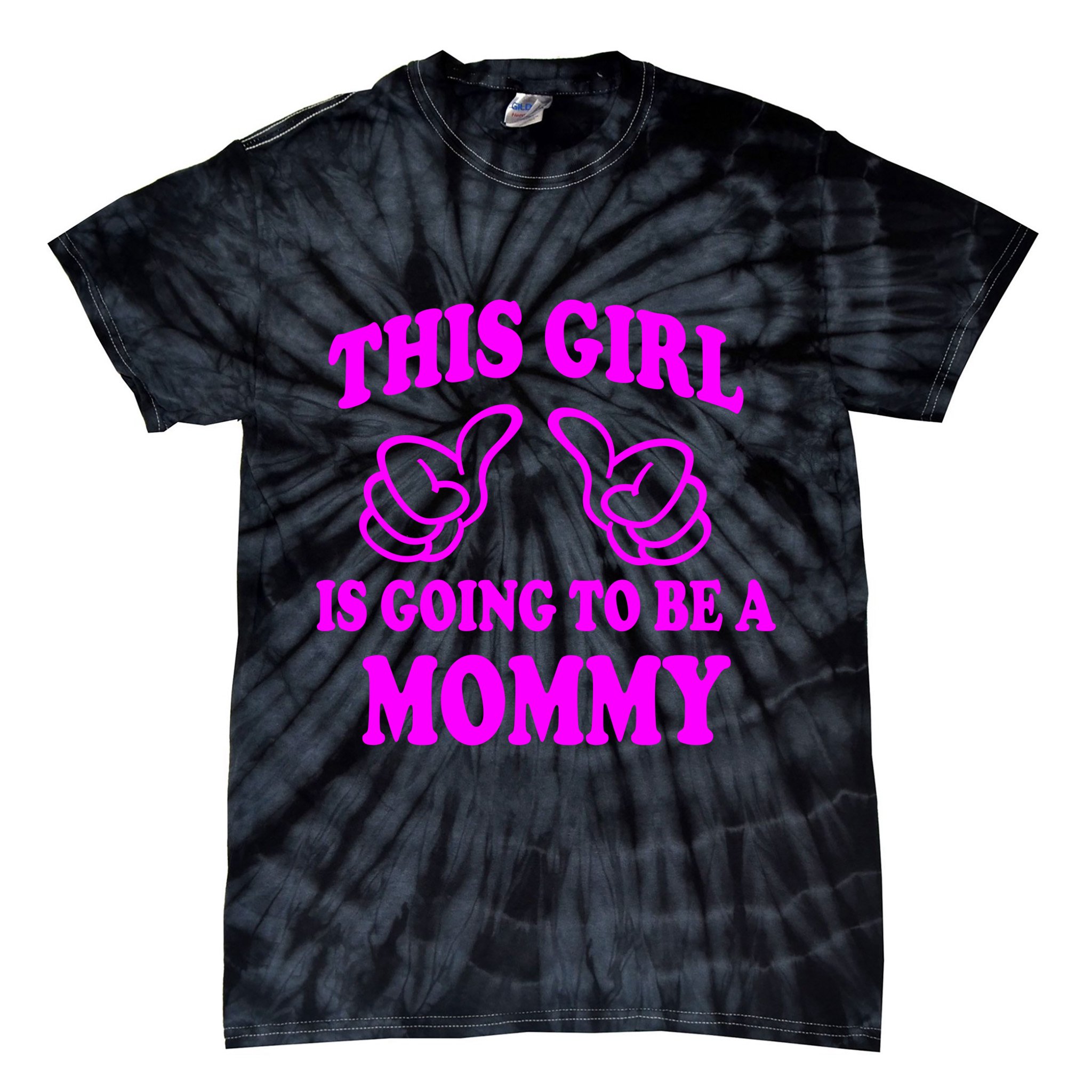 This Girl Is Going To Be A Mommy Tie-Dye T-Shirt